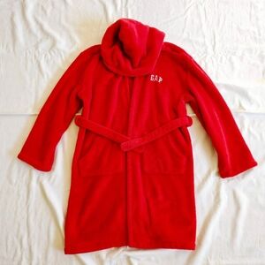 GAP Kids Vibrant Red Fleece Robe